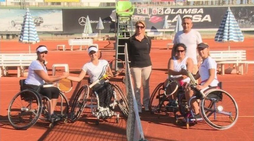 Tekerlekli Sandalye T&uuml;rkiye Tenis Şampiyonası Mersin&rsquo;de Yapıldı