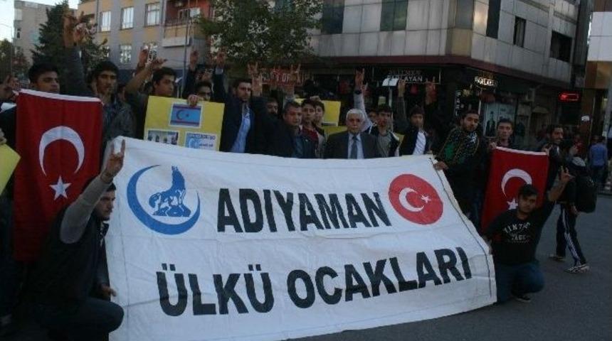 Adıyaman &Uuml;lk&uuml; Ocakları, Bayır Bucak&rsquo;ta Ki Yaşananları Protesto Etti