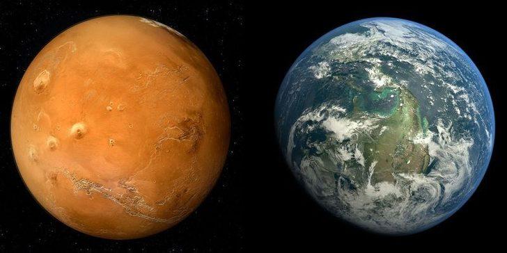 Mars Dünya'ya en yakın konuma geldi G2