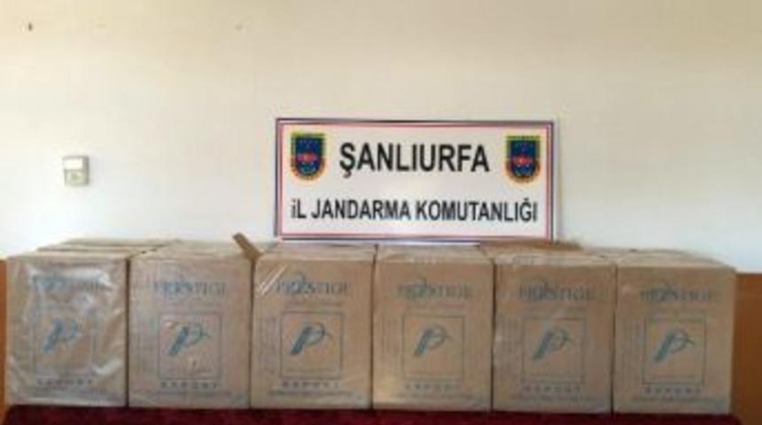 Şanlıurfa&rsquo;da 11 Bin 200 Paket Ka&ccedil;ak Sigara Ele Ge&ccedil;irdi