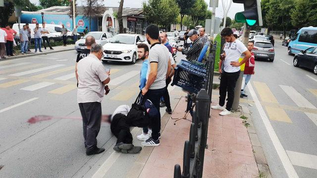 Çarptığı bisiklet sürücüsünün başından bir an olsun ayrılmadı