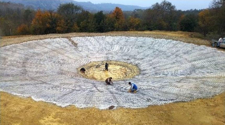 Bartın&rsquo;a Bin Tonluk Yangın Havuzu Yapıldı