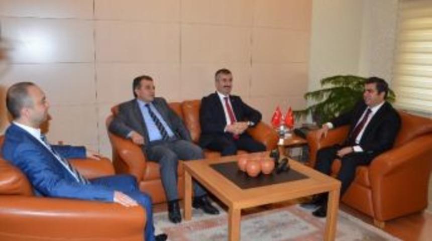 Kosgeb Başkanı Recep Bi&ccedil;er&rsquo;den Vali D&uuml;zg&uuml;n&rsquo;e Ziyaret