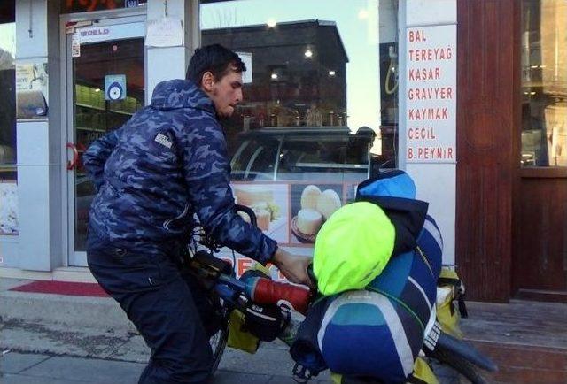 (özel Haber) ’barış’ Sloganıyla Yola Çıkan Bisikletçi Pkk’lı Teröristlerce Darp Edildi