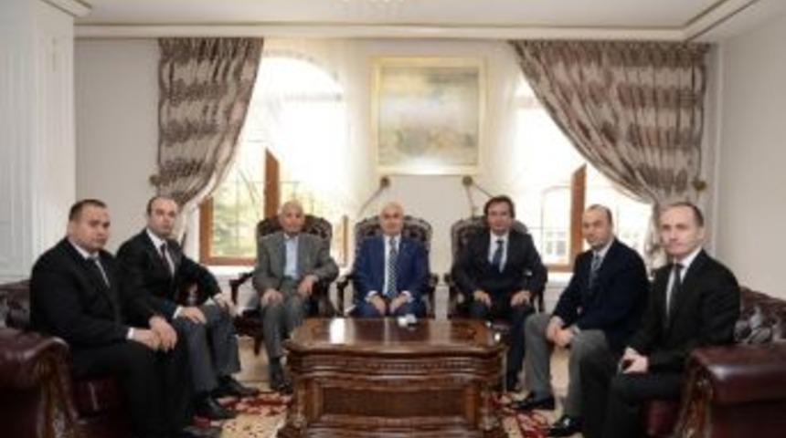 T&uuml;rk Eğitim-sen&rsquo;den Edirne Valisi Şahin&rsquo;e Ziyaret