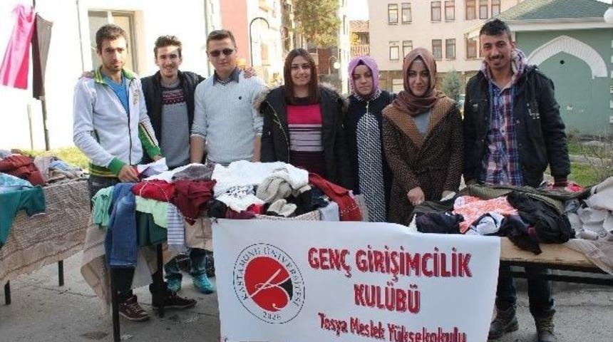 Tosya Meslek Y&uuml;ksek Okulu &Ouml;ğrencilerinden &Ouml;rnek Davranış