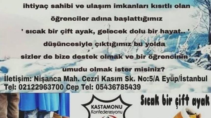 Kaskon Gen&ccedil;lik Kolları "sıcak Bir &Ccedil;ift Ayak, Gelecek Dolu Bir Hayat" Kampanya Başlattı