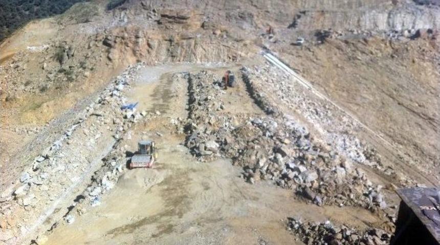 &Ccedil;ine G&ouml;kbel Barajı&rsquo;nda &Ccedil;alışmalar Hızla Devam Ediyor