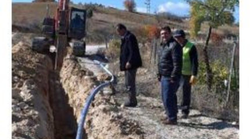 Beyşehir&rsquo;de İ&ccedil;me Suyu Hattı &Ccedil;alışmaları