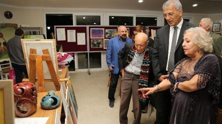 Mezitli&rsquo;de &lsquo;baş&ouml;ğretmene Saygı&rsquo; Sergisi A&ccedil;ıldı