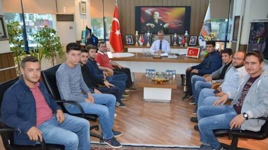 Başkan &Ouml;zkan&rsquo;a Teşekk&uuml;r Ziyaretleri