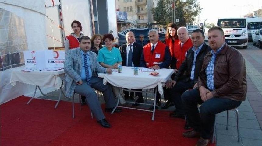 T&uuml;rk Kızılayı Ergene Şube Başkanlığı, İlk Kan Bağış Programını Ger&ccedil;ekleştirdi