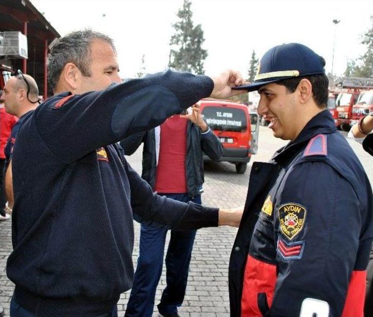 (özel)- Aydın’ın Özel Çocukları İtfaiyeci Oldu G2