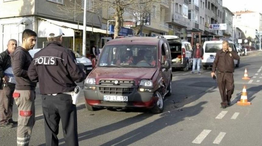 Tekirdağ&rsquo;da Trafik Kazası: 1 Yaralı