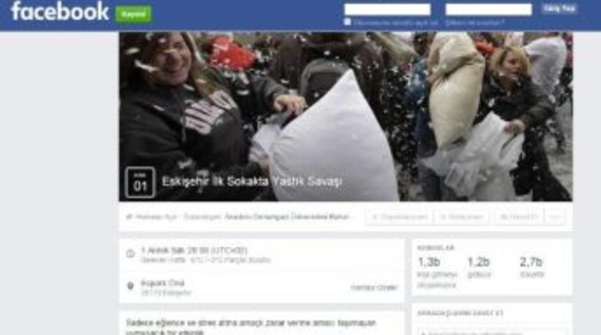 Eskişehirli Gen&ccedil;ler Sokakta Yastık Savaşı Yapacak