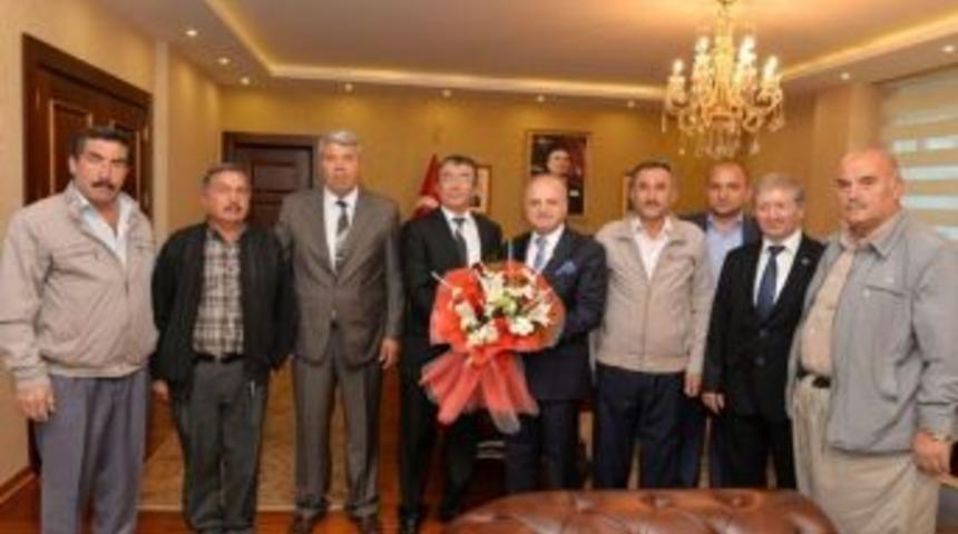 Yeni Kurulan Muhtarlar Derneğinden Vali &Ccedil;akacak&rsquo;a Ziyaret