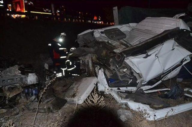 Uşak’ta Trafik Kazası:1 Ölü
