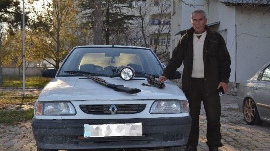 İzinsiz Avda Kullanılan Araca El Konuldu
