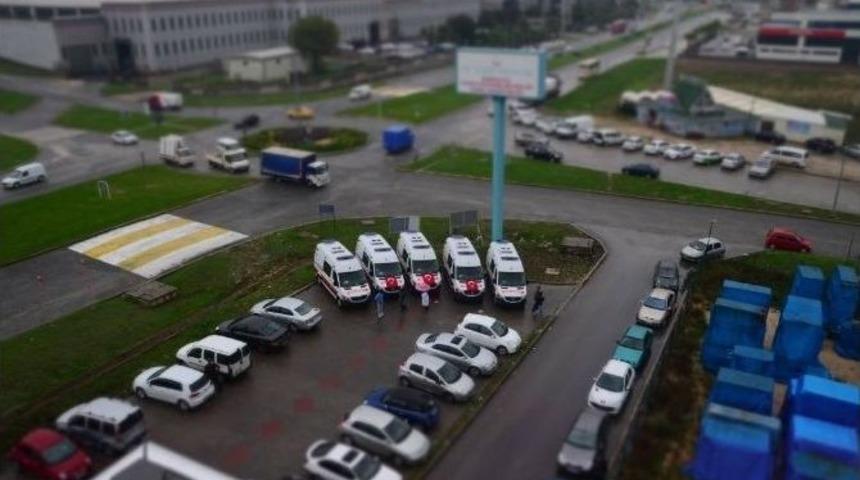 5 Hastaneye Tam Teşekk&uuml;ll&uuml; Ambulans