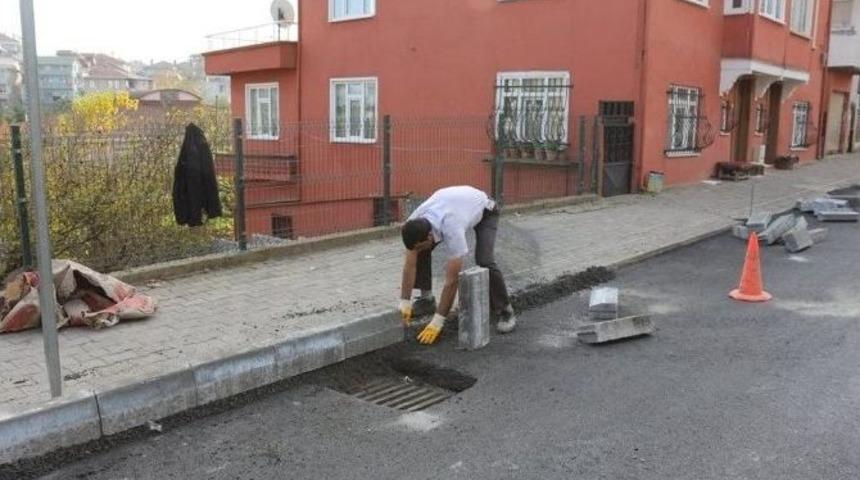 Orhangazi Caddesinde Bord&uuml;r &Ccedil;alışması Başladı