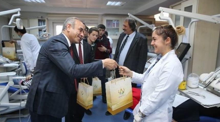 Başkandan Diş Hekimlerine Ziyaret