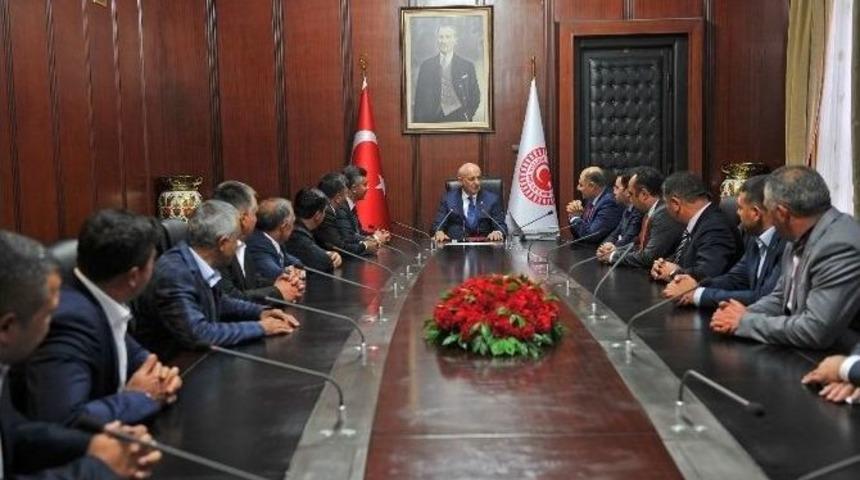 Başkan Akdoğan Ve Meclis Üyelerinden Tbmm Başkanı Kahraman Ve Niğde Milletvekillerine Ziyaret