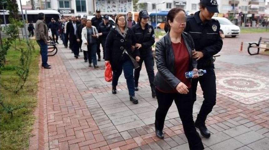 Mersin&rsquo;deki Kck Operasyonu Zanlıları Adliyede