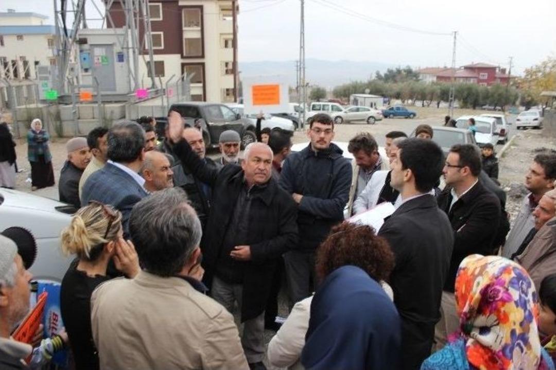 Baz İstasyonuna Mahalleli Tepkisi