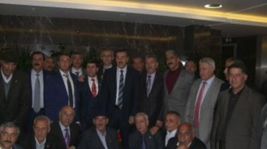 Muhtarlardan Bakan T&uuml;fenkci&rsquo;ye &rsquo;hayırlı Olsun&rsquo; Ziyareti