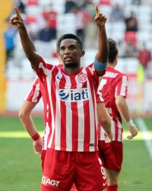 Antalyaspor Beraberliğe, Eto’o Gollere Abone