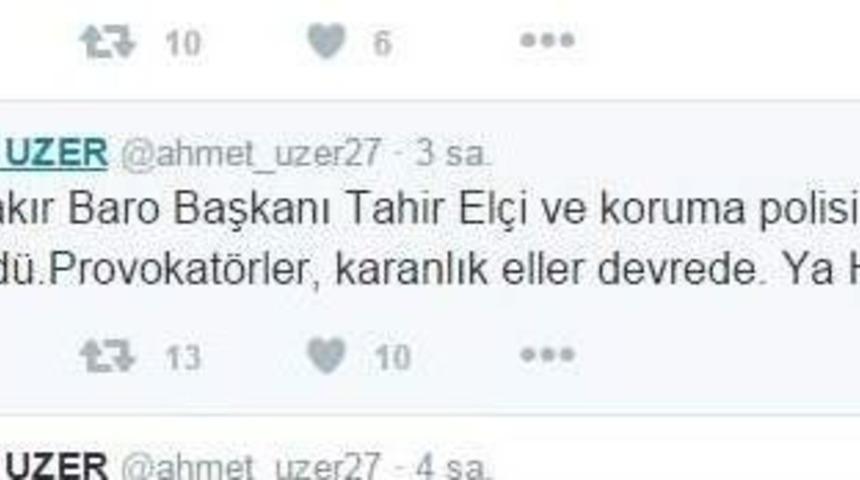 Milletvekili Uzer&rsquo;den Tahir El&ccedil;i&rsquo;nin &Ouml;ld&uuml;r&uuml;lmesine Tepki