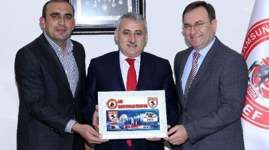 Sadef’ten Samsunspor’a Piyango Desteği