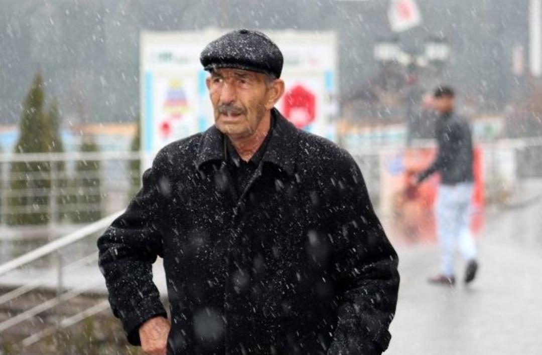 Erzurum&rsquo;da Kar Yağışı