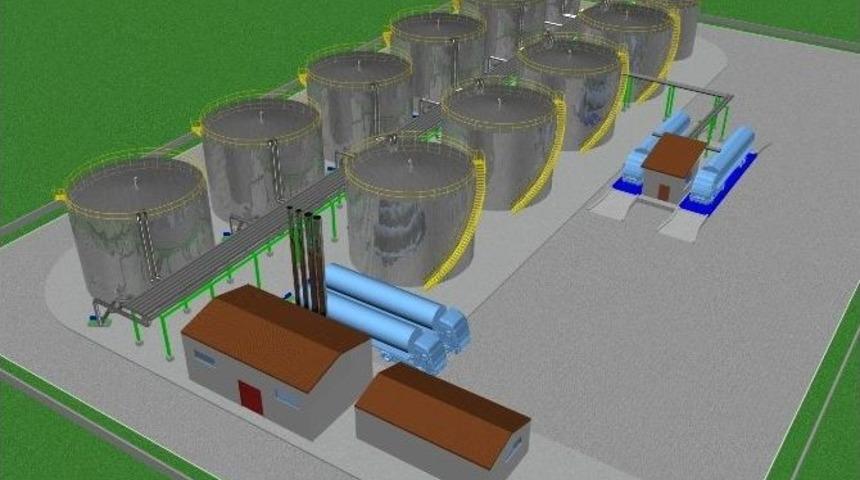 B&uuml;y&uuml;kşehir&rsquo;den 10 Bin Ton Kapasiteli Bit&uuml;m Tank Tesisi