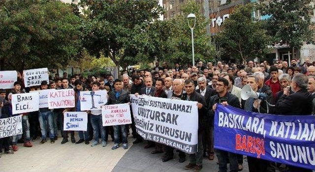 Tahir Elçi’nin Öldürülmesi Manisa’da Protesto Edildi