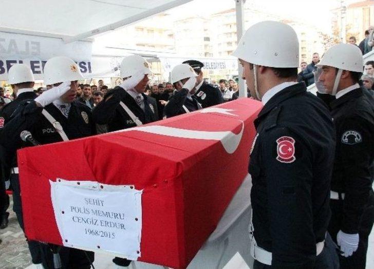 Elazığlı Şehit Polis Son Yolculuğuna Uğurlandı G1