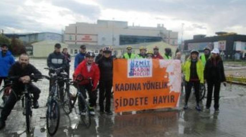 Pedallar "kadına Şiddete Hayır" İ&ccedil;in &Ccedil;evrildi