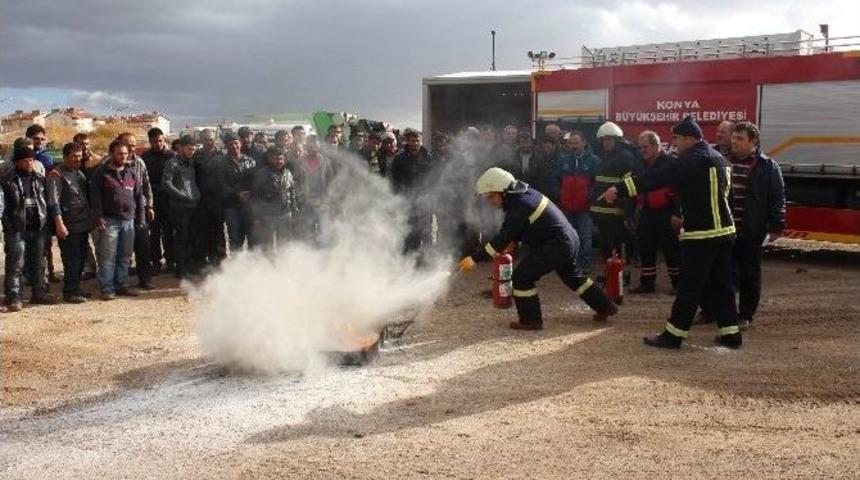 Beyşehir Belediyesi&rsquo;nde Acil Durum Ve Yangın Tatbikatı