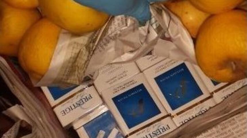 Elma Kasasında Ka&ccedil;ak Sigara