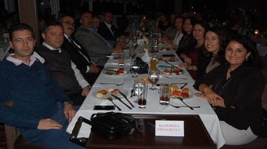 Bandırmalı &Ouml;ğretmenler Yemekte Buluştu