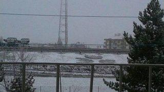 Çankırı Merkezde Yağmur Bazı İlçelerde İse Kar Etkili Oldu