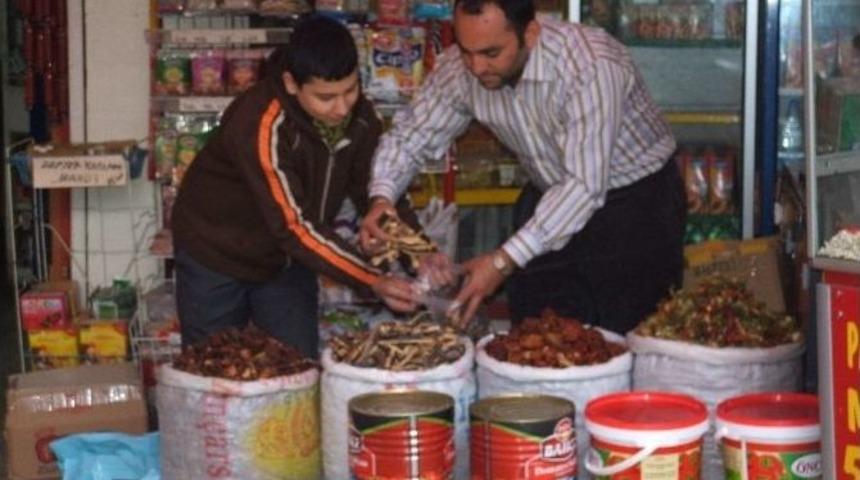 Kurutulmuş Sebzelere Rağbet Arttı