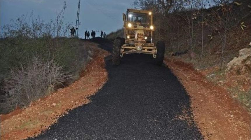 Kuruge&ccedil;it K&uuml;me Evlerinin Yolları Asfaltlandı