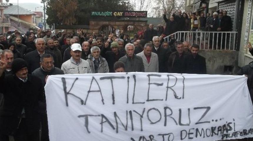 Tahir El&ccedil;i&rsquo;nin &Ouml;ld&uuml;r&uuml;lmesi Varto&rsquo;da Kınandı