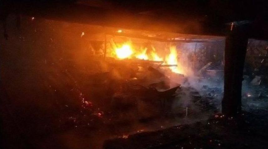 &Ccedil;ankırı&rsquo;da Ev Yangını