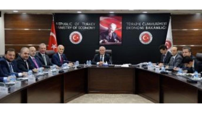 Ekonomi Bakanı Mustafa Elitaş M&uuml;siad Heyetini Kabul Etti
