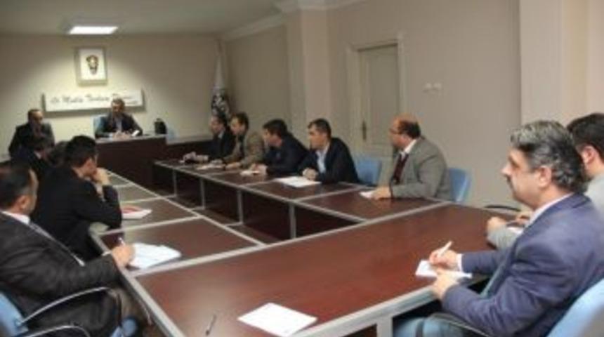 Sarıcaoğlu, Birim Amirleri İle Toplantı Yaptı