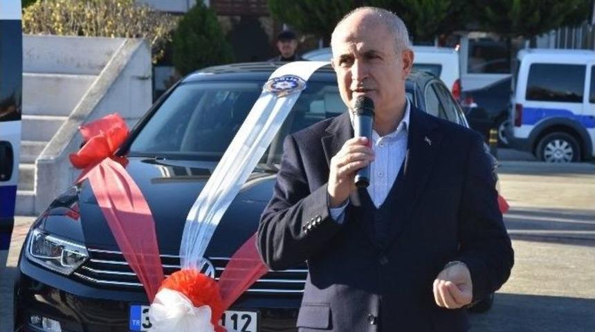Başkan Hasan Akg&uuml;n&rsquo;den Emniyet Teşkilatına 6 Hizmet Aracı