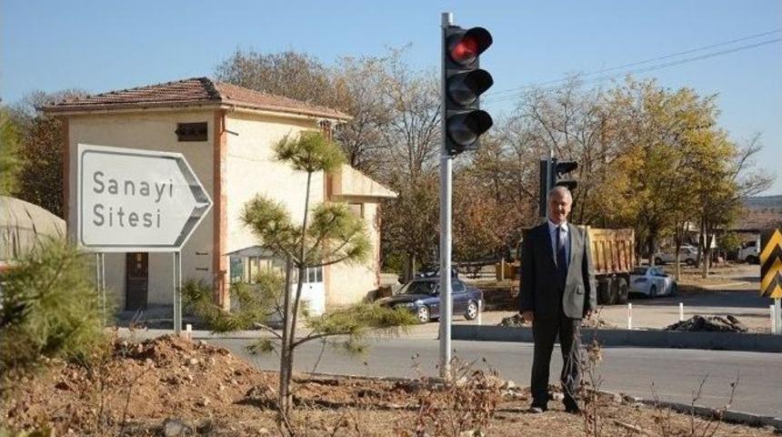 Dinar&rsquo;a Yeni Sinyalizasyon Kurulumu Yapıldı