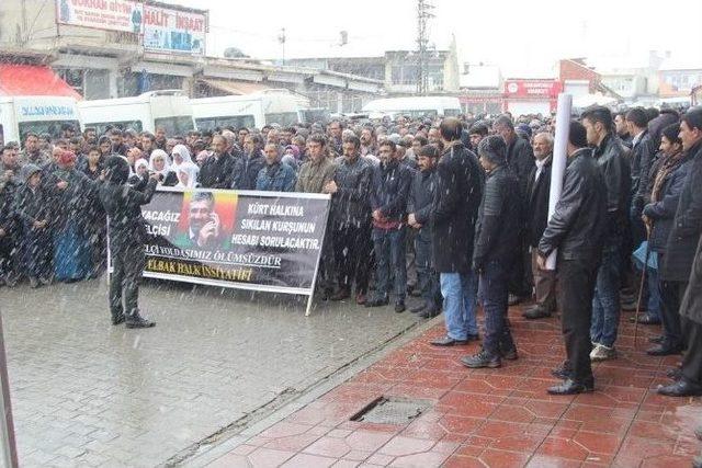 Başkale’de Tahir Elçi İçin Kepenkler Kapatıldı